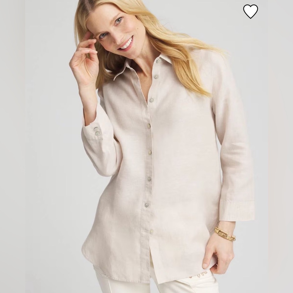 Chico’s 100% Linen Shirt